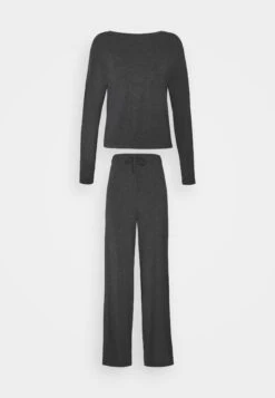 Anna Field Wide Leg - Pyjama - Dark Grey -Anna Field 34c4b3211e1c41ff8ea8df81296bd993