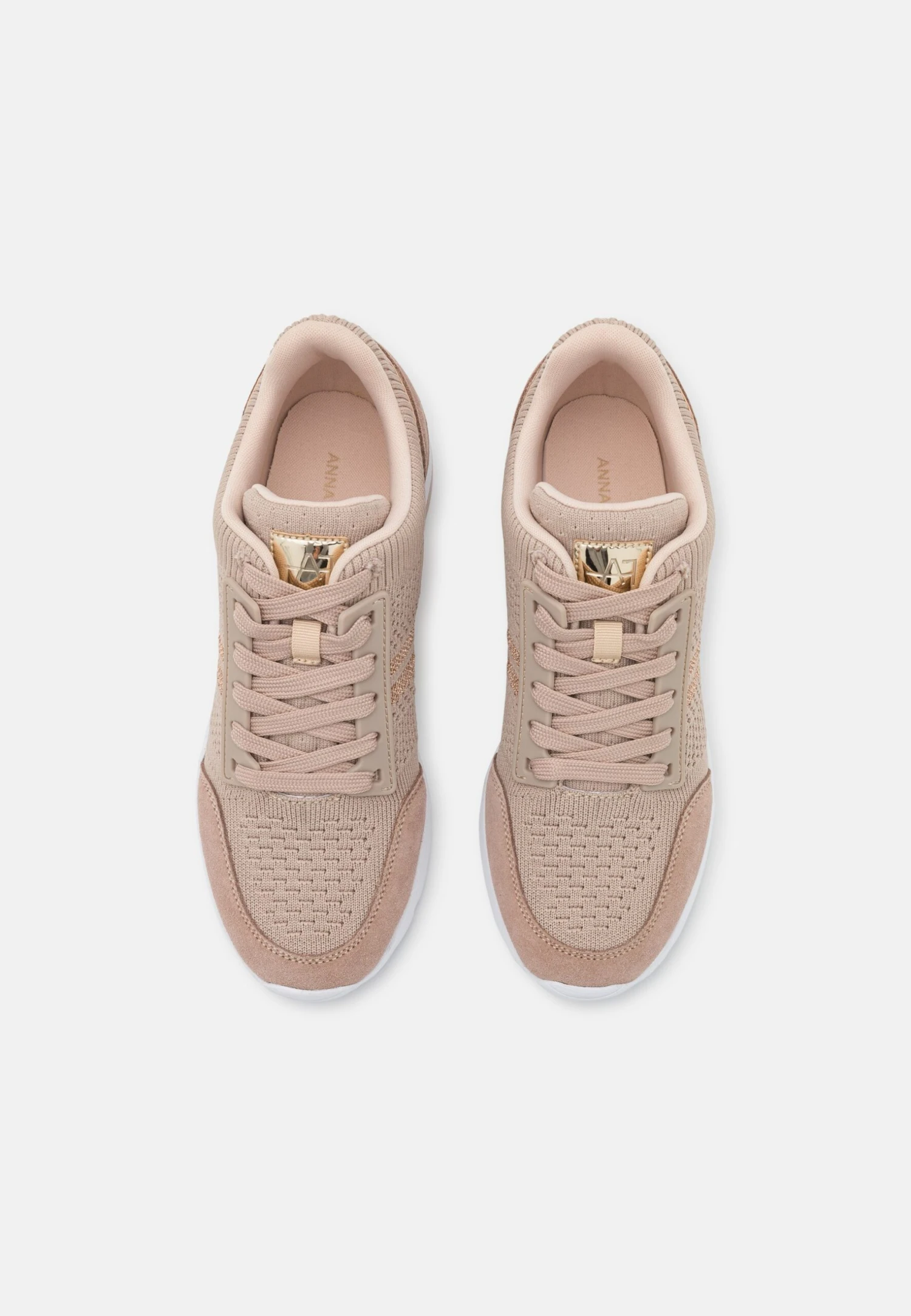 Anna Field Leather Mix - Sneakers Laag - Beige 6 Anna Field Leather Mix - Sneakers Laag - Beige - Afbeelding 6