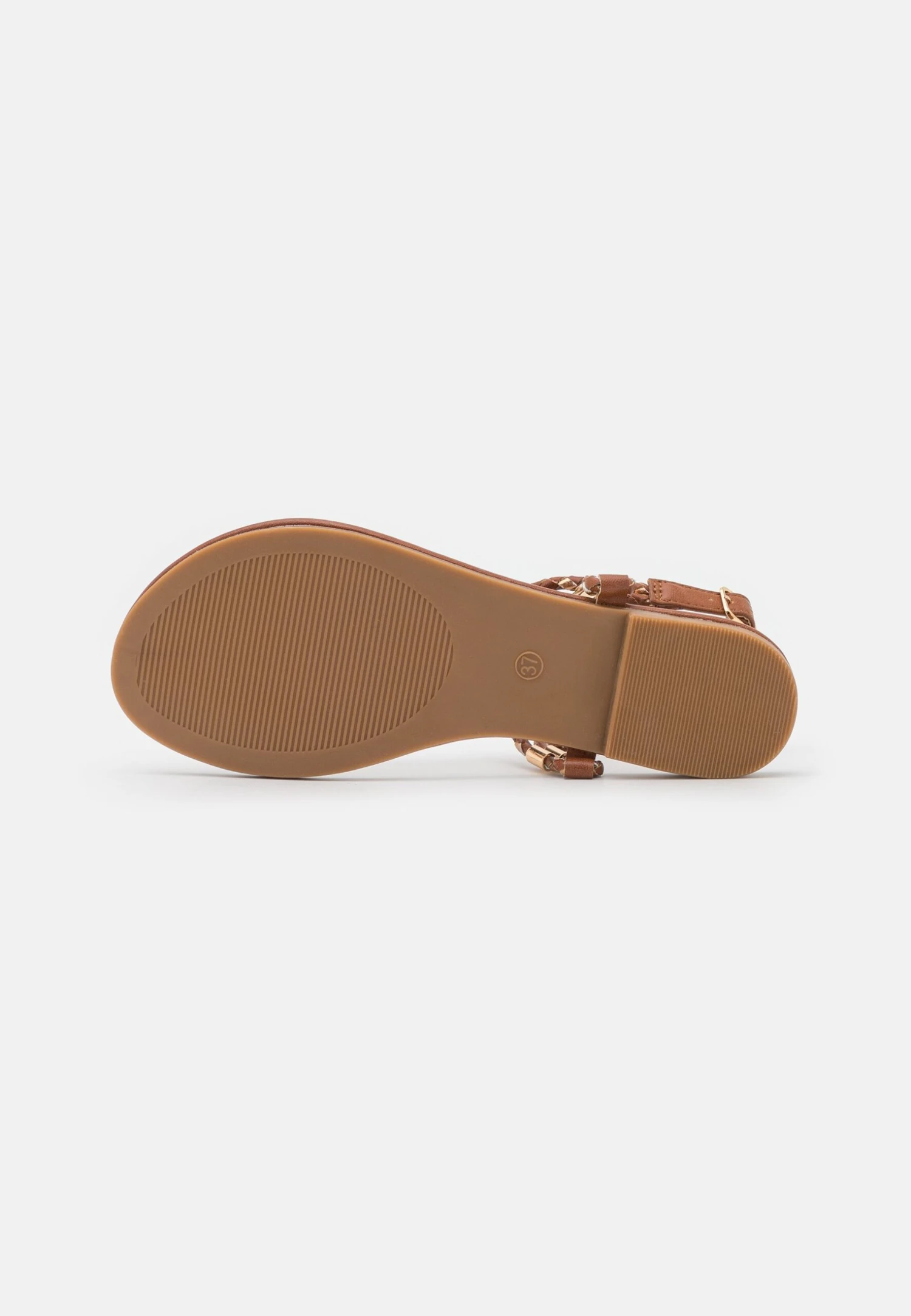 Anna Field Teensandalen - Cognac/Gold 5 Anna Field Teensandalen - Cognac/Gold - Afbeelding 5