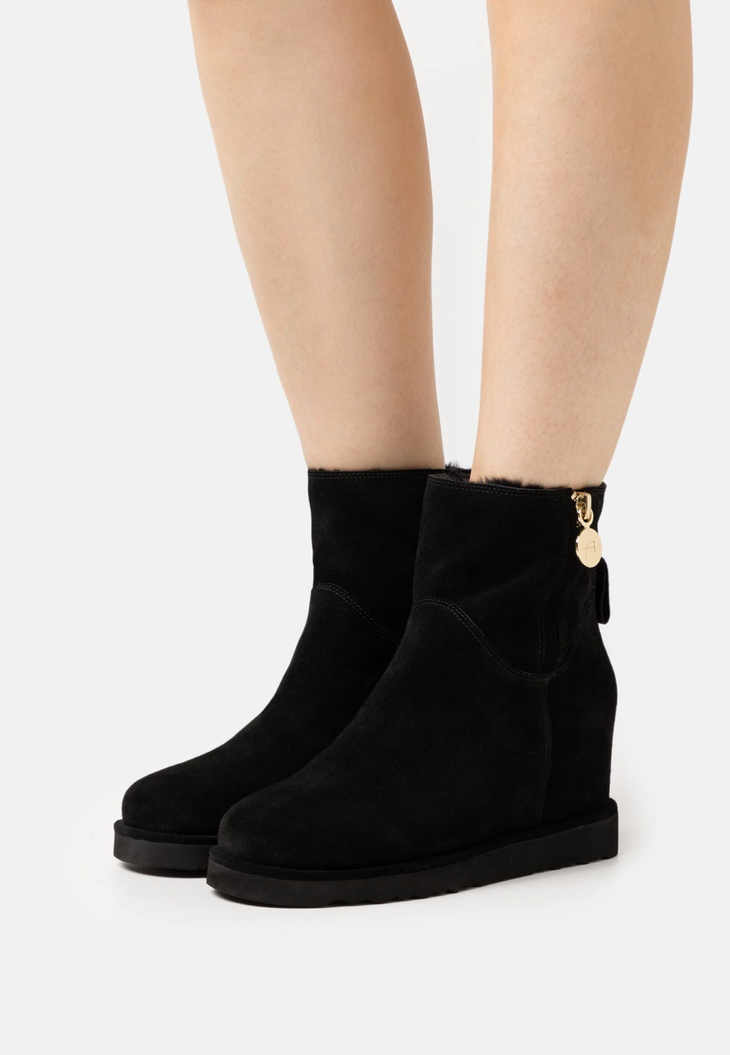 Anna Field Leather Winter Boot - Korte Laarzen - Black 1 Anna Field Leather Winter Boot - Korte Laarzen - Black